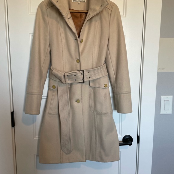 Kenneth Cole beige coat - Picture 6 of 11